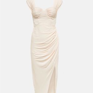 SELF-PORTRAIT
Crêpe ruched midi dress